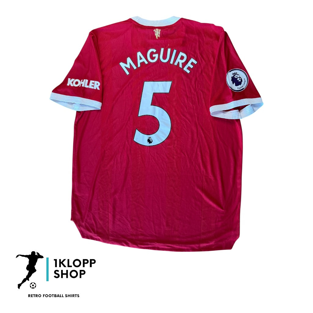 Manchester United 2021/22 Authentic Home BNWT 'Maguire 5' (XL)
