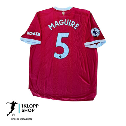 Manchester United 2021/22 Authentic Home BNWT 'Maguire 5' (XL)