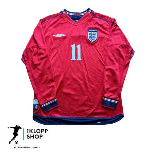 England 2002/04 Away 'Heskey 11' (M)