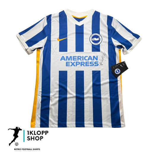 Brighton and Hove Albion 2021/22 Home BNWT Signed (Graham Potter) (L)